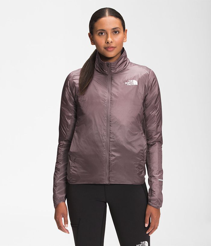 The North Face Womens Puffer Jacket Winter Warm 804YRAQVJ - Dark Purple